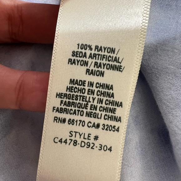 Cloth & Stone Light Blue Cloudy Button-Down Shirt size M - Picture 15 of 15